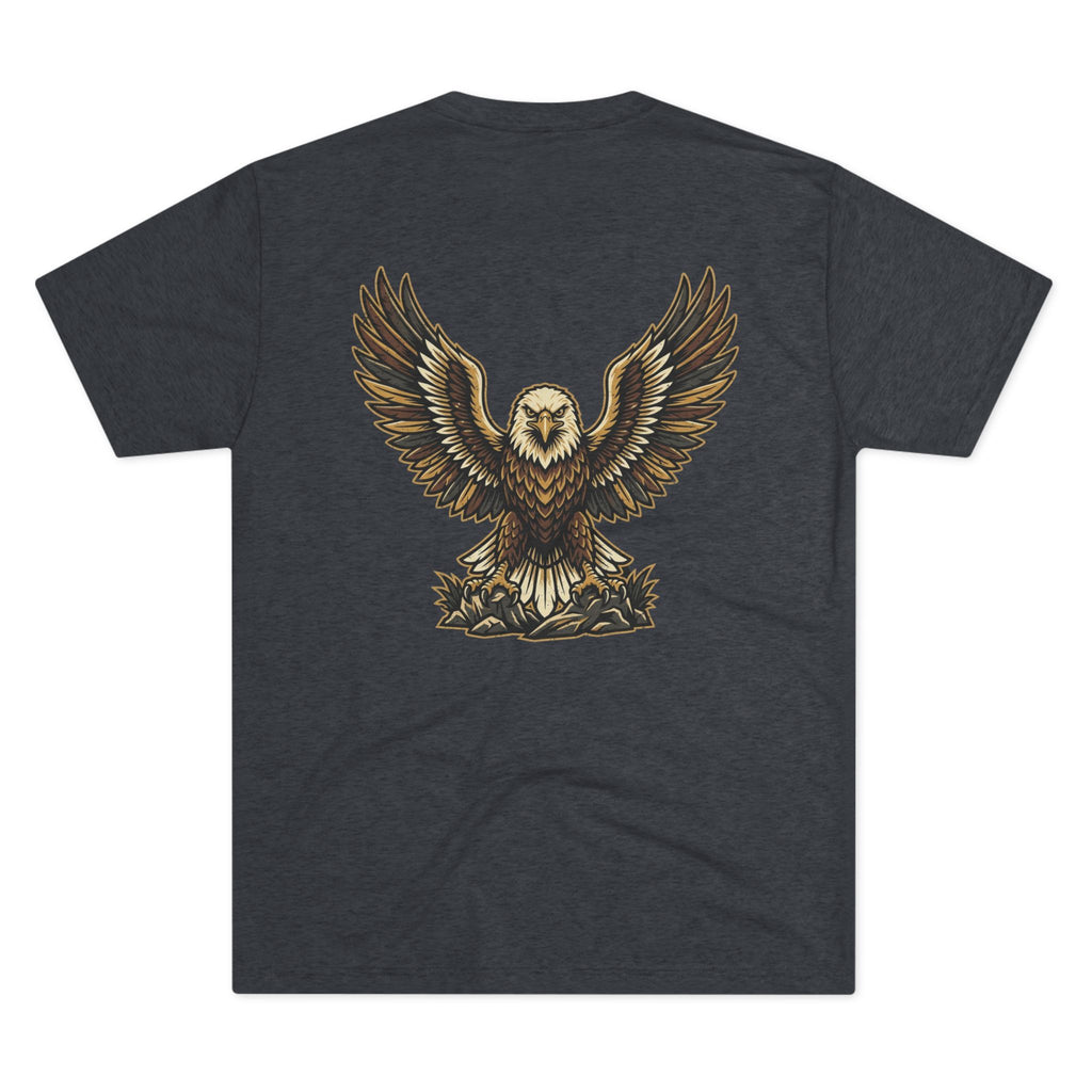 Vintage Eagle Graphic Tee — Bold Flying Eagle Illustration T-Shirt