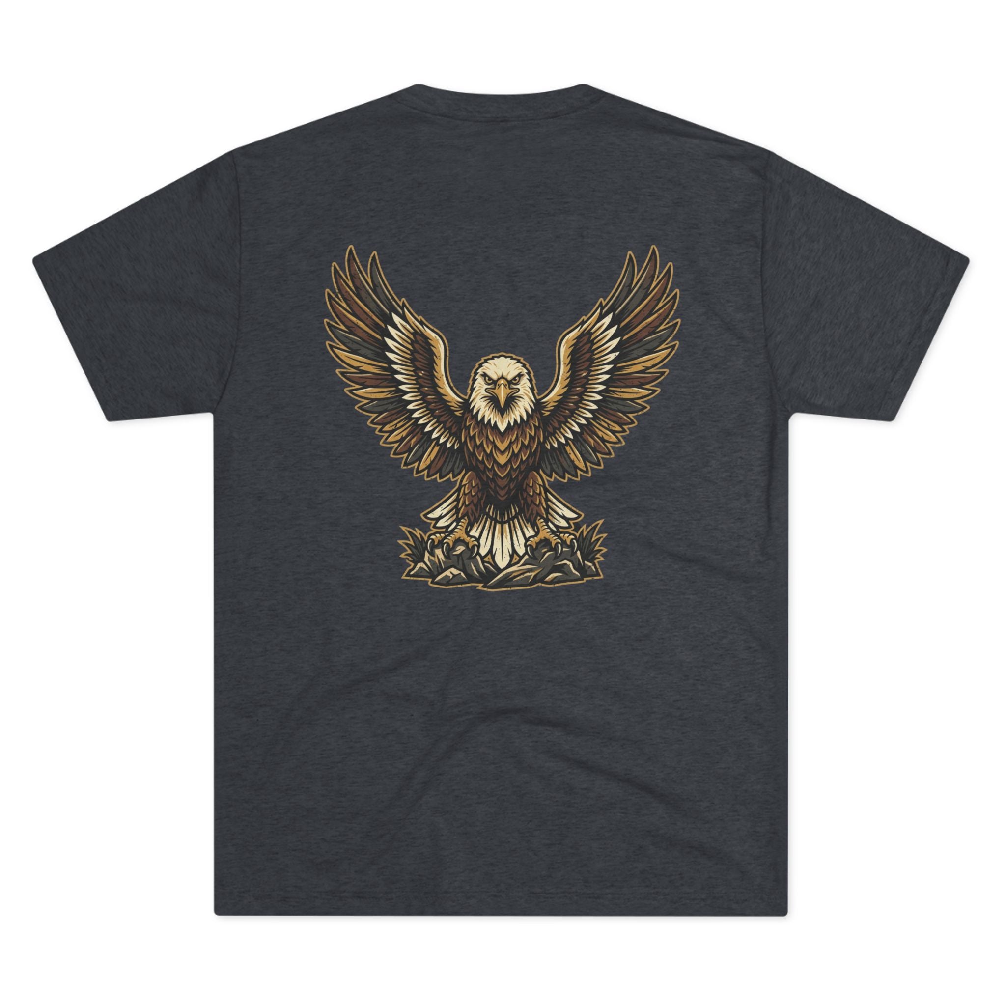 Vintage Eagle Graphic Tee — Bold Flying Eagle Illustration T-Shirt