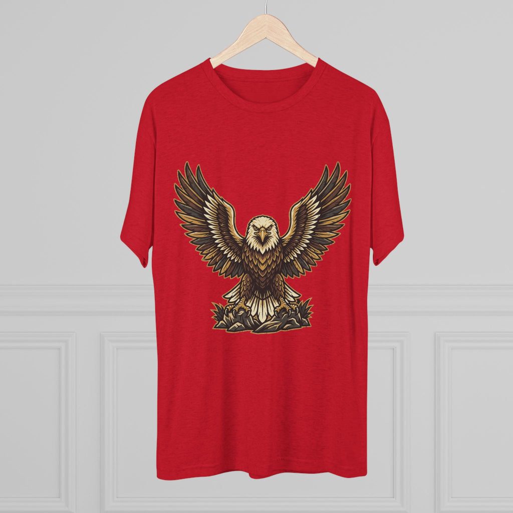 Vintage Eagle Graphic Tee — Bold Flying Eagle Illustration T-Shirt
