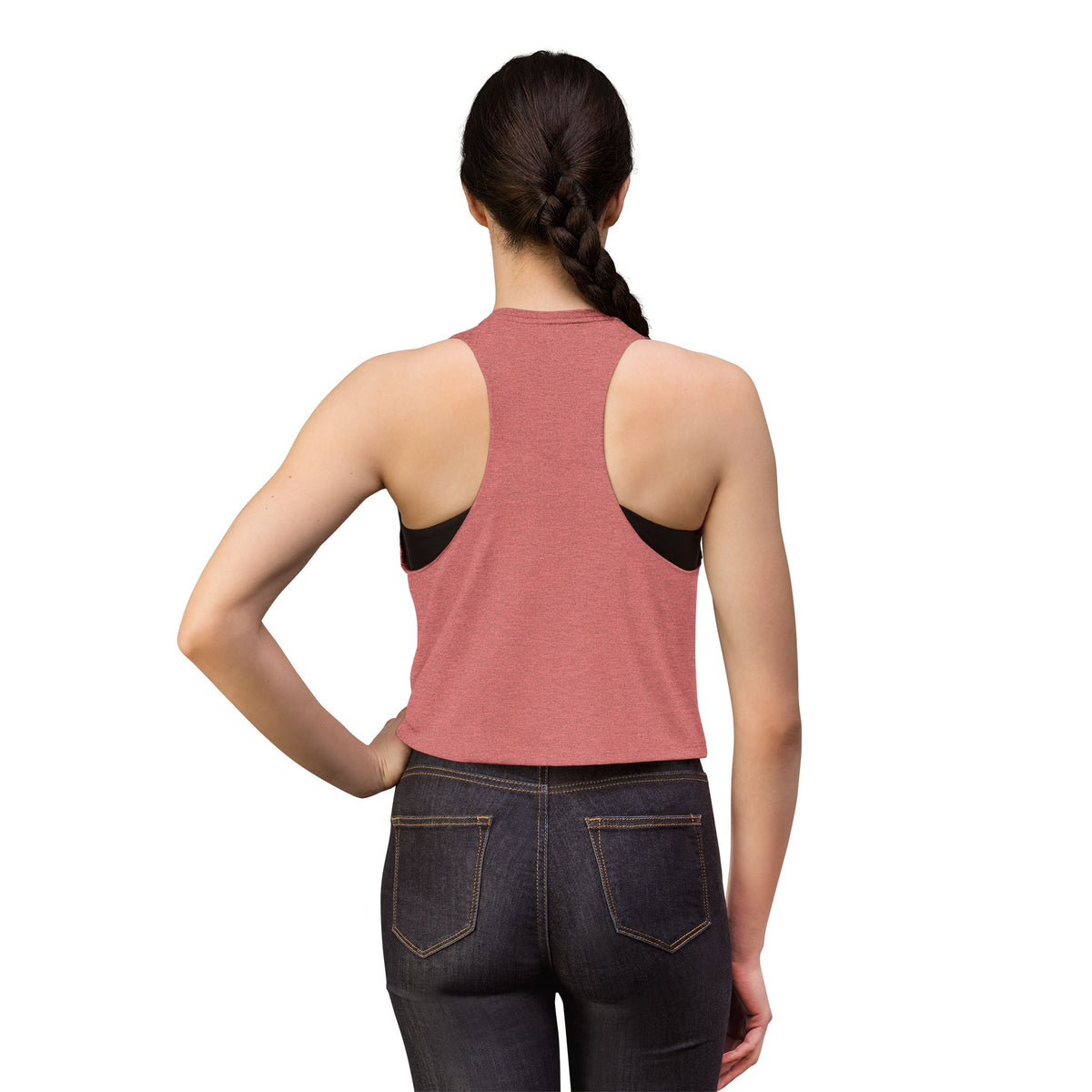 Go Girl Go Crop Top — Motivational Women's Sleeveless Tank
