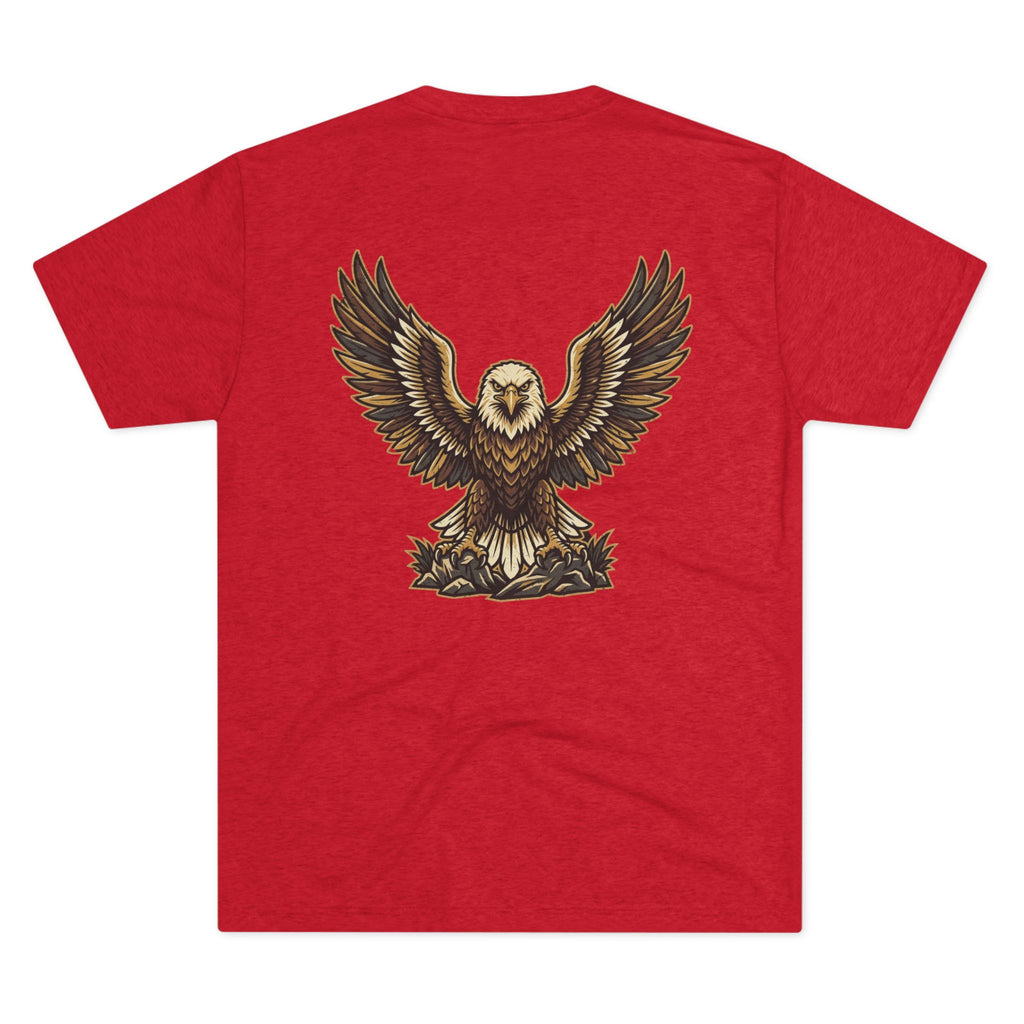 Vintage Eagle Graphic Tee — Bold Flying Eagle Illustration T-Shirt