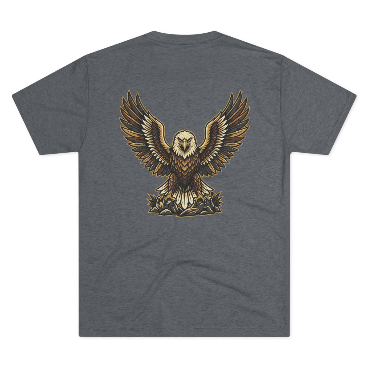 Vintage Eagle Graphic Tee — Bold Flying Eagle Illustration T-Shirt