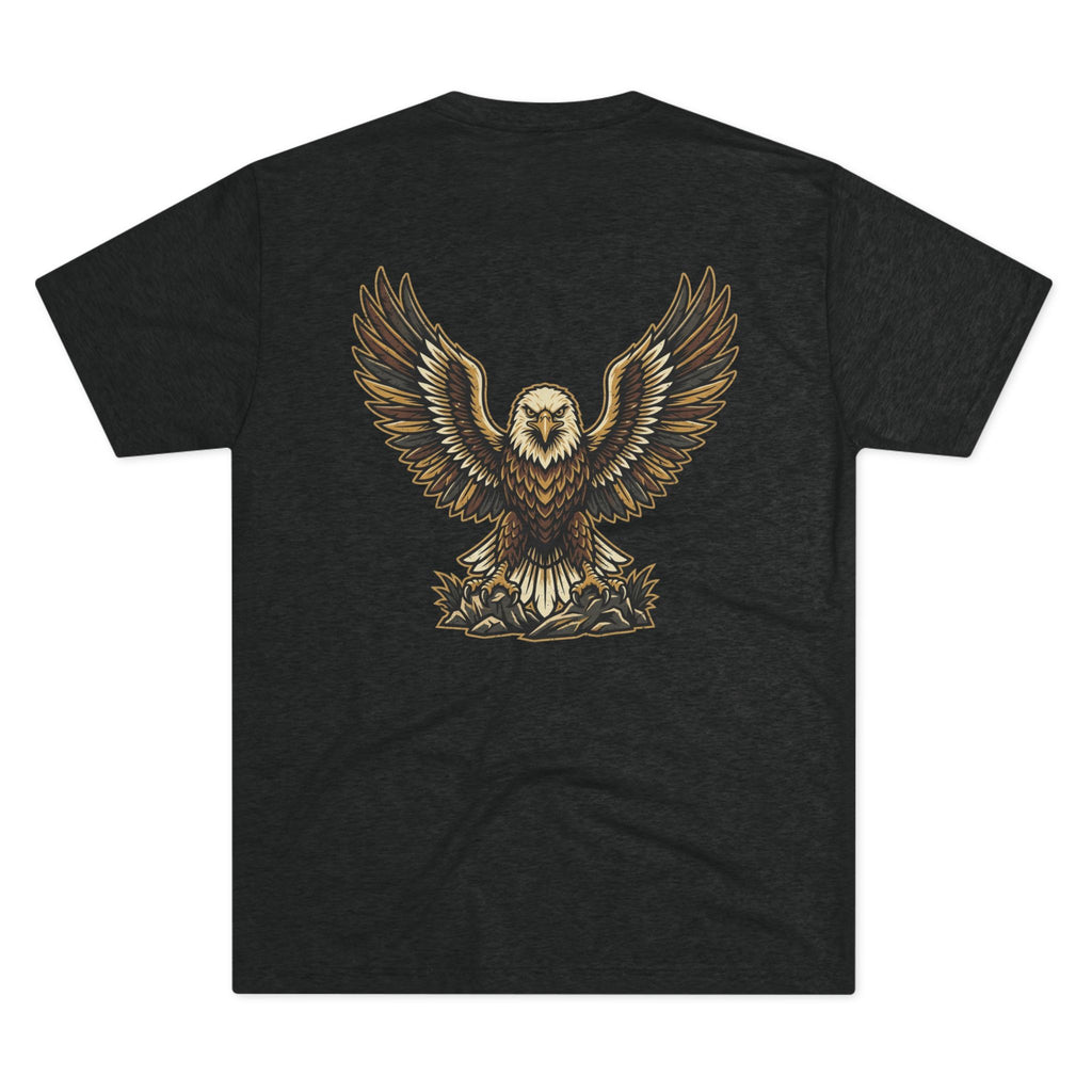 Vintage Eagle Graphic Tee — Bold Flying Eagle Illustration T-Shirt
