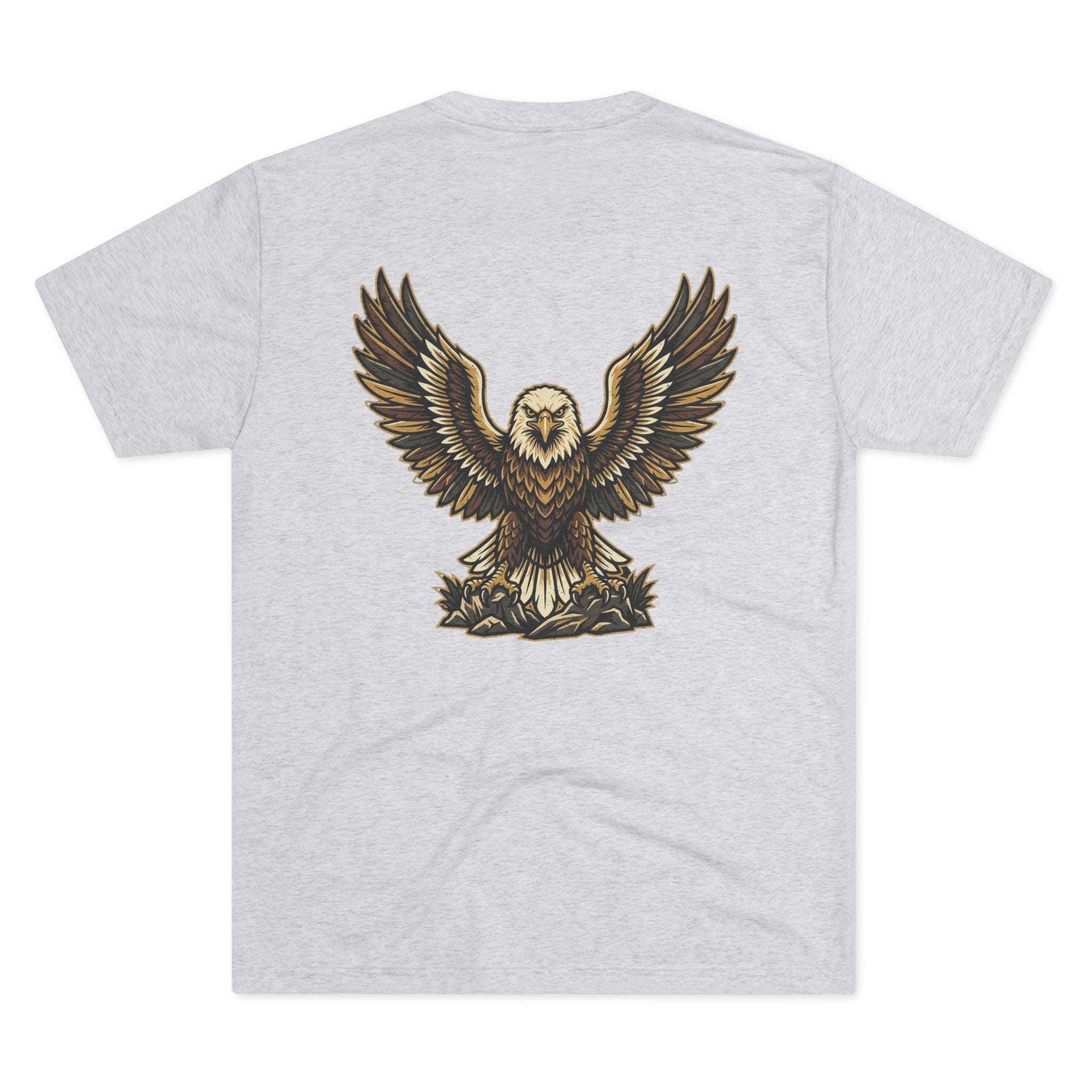 Vintage Eagle Graphic Tee — Bold Flying Eagle Illustration T-Shirt