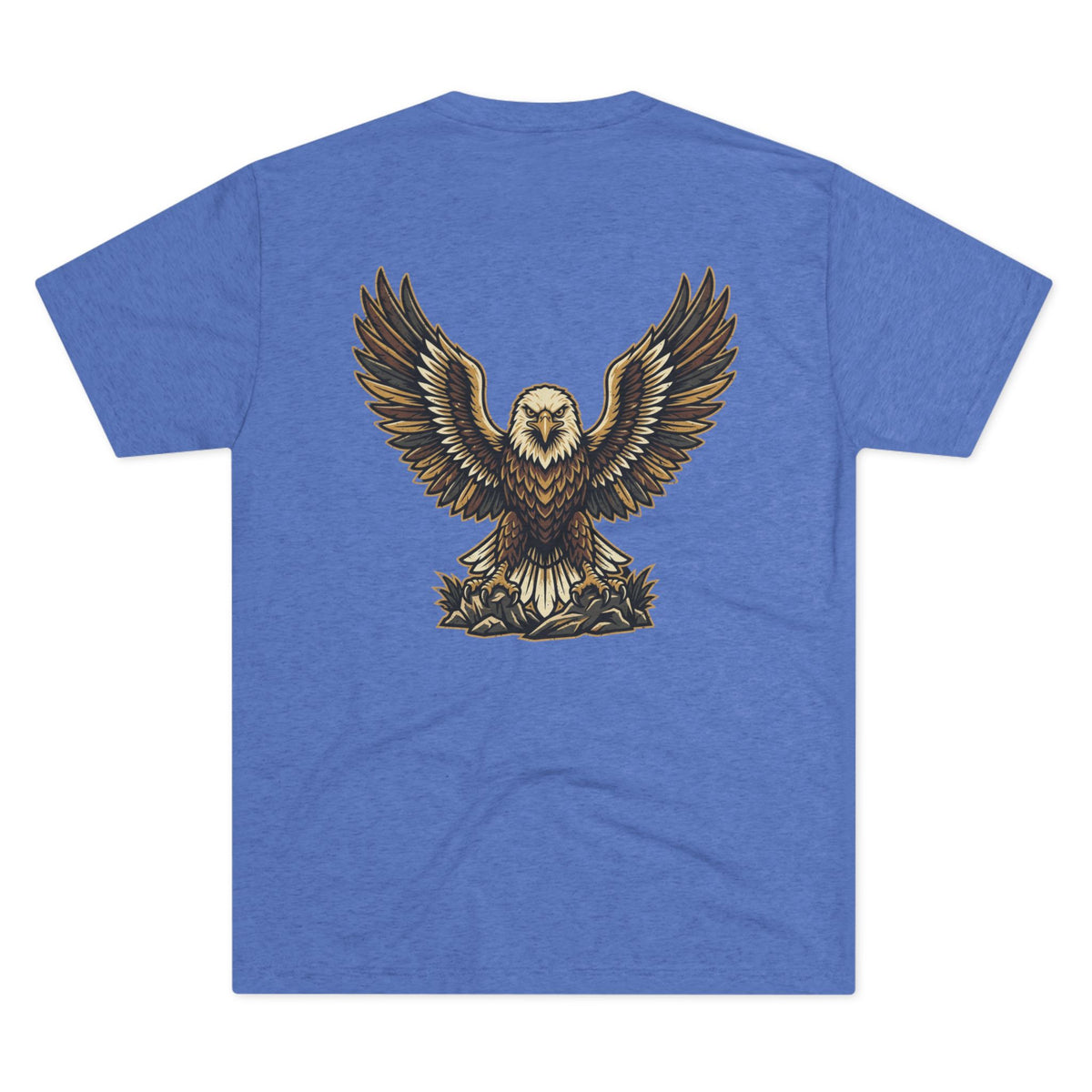 Vintage Eagle Graphic Tee — Bold Flying Eagle Illustration T-Shirt