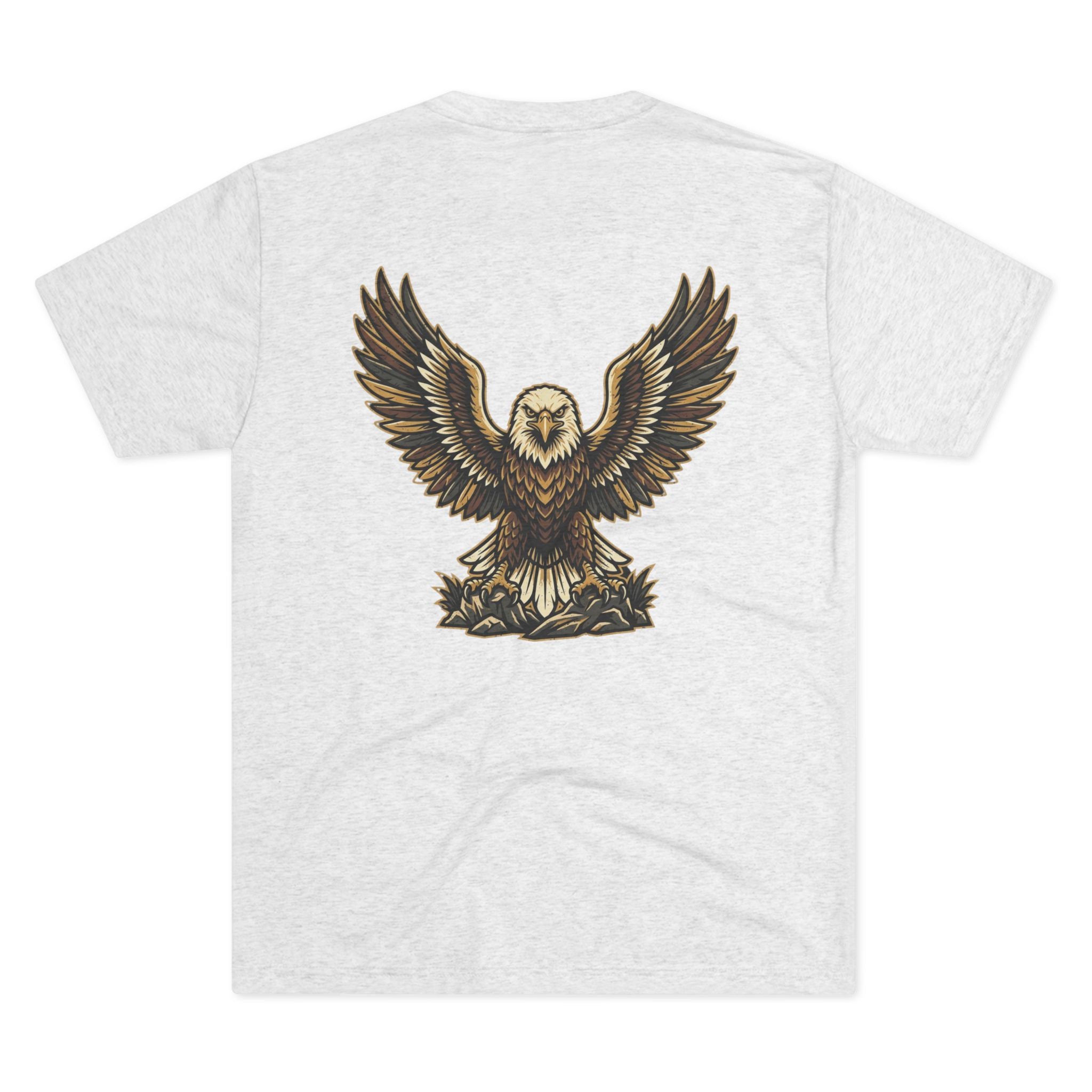 Vintage Eagle Graphic Tee — Bold Flying Eagle Illustration T-Shirt