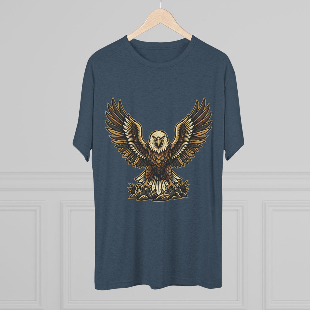 Vintage Eagle Graphic Tee — Bold Flying Eagle Illustration T-Shirt
