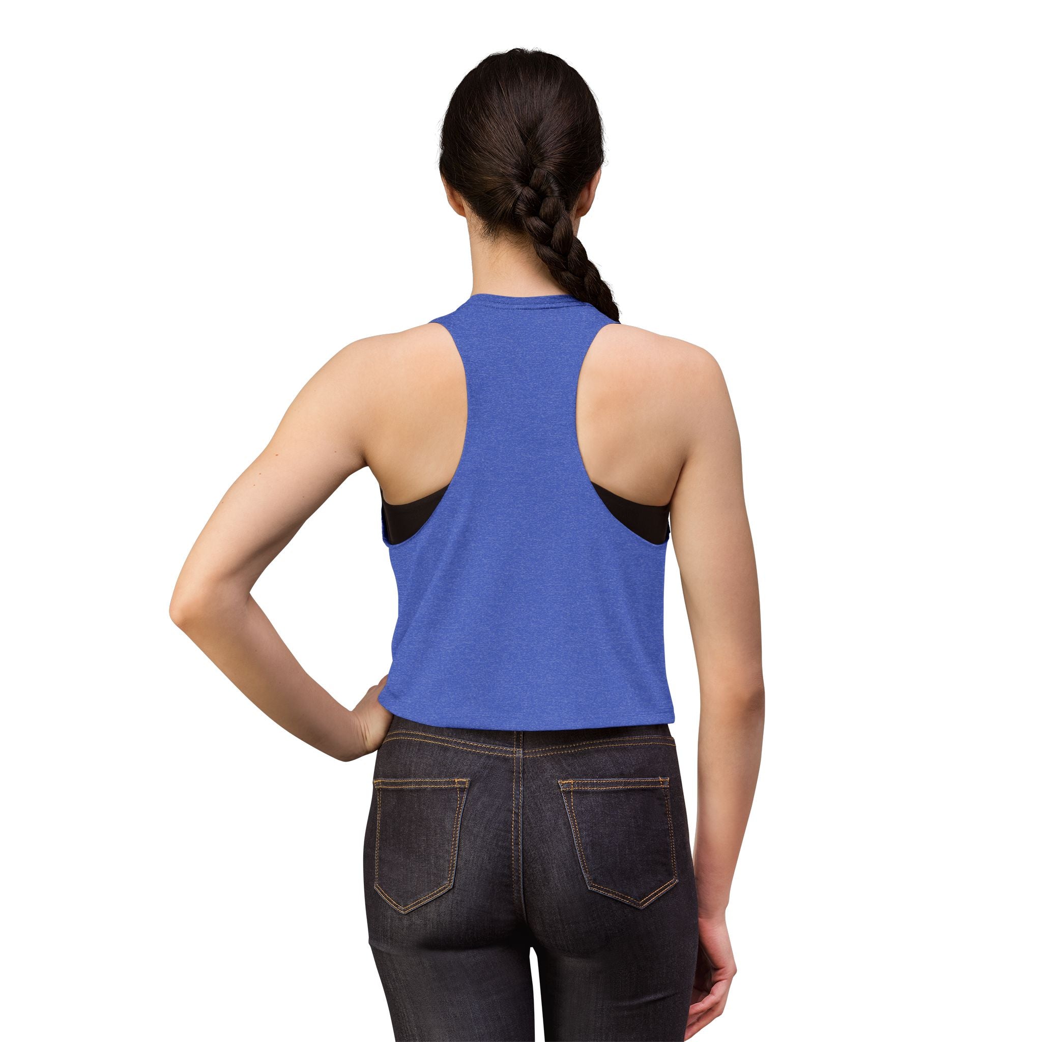 Go Girl Go Crop Top — Motivational Women's Sleeveless Tank