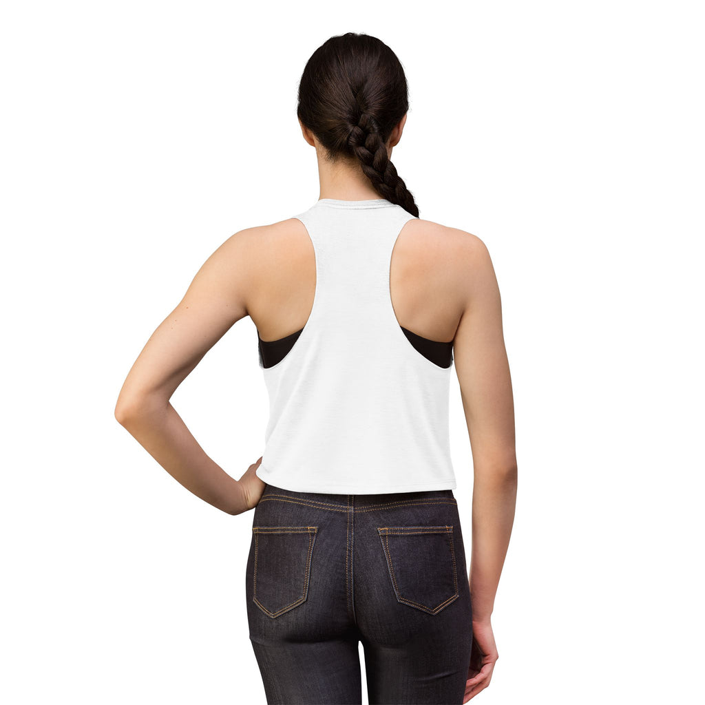 Go Girl Go Crop Top — Motivational Women's Sleeveless Tank