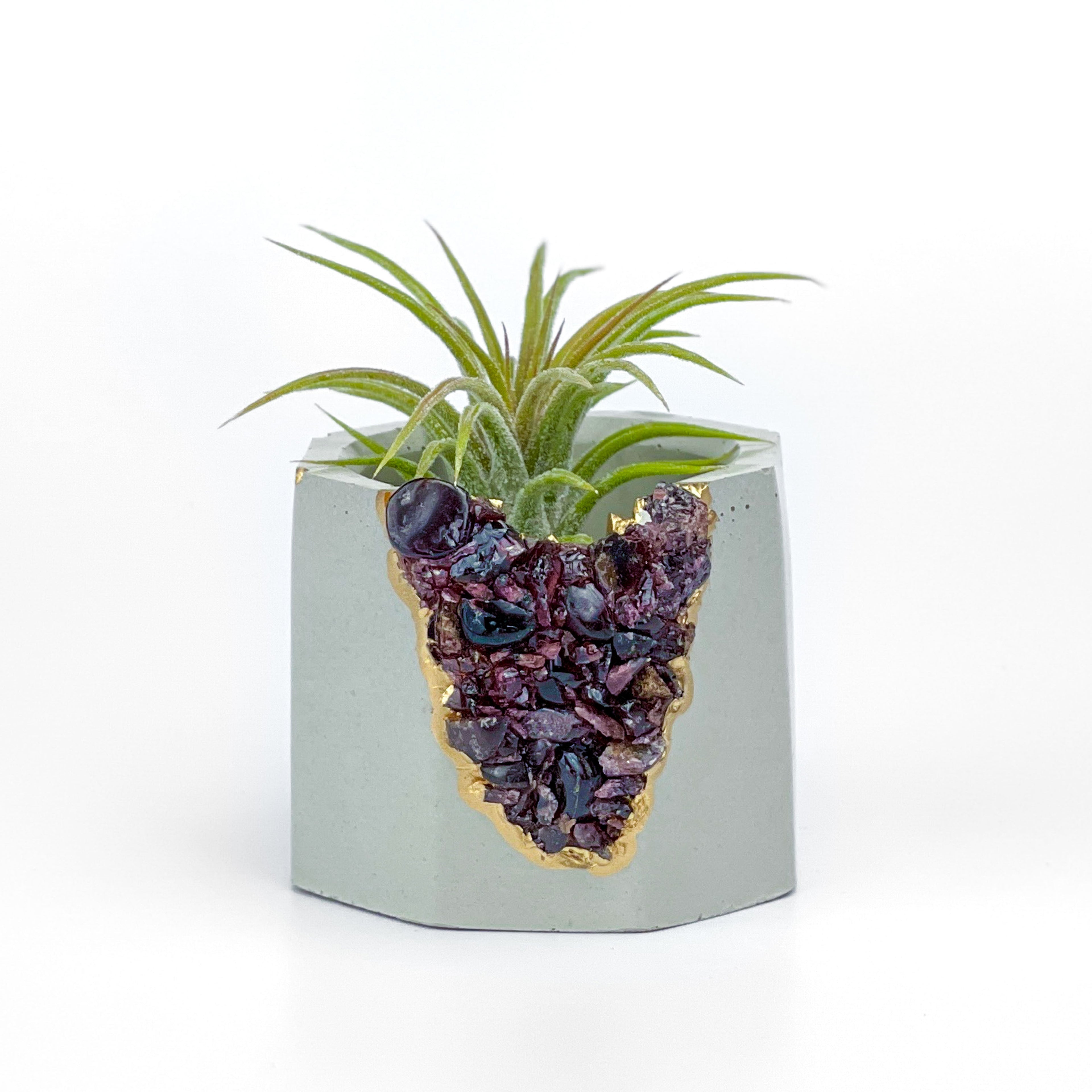 GARNET GEODE PLANTER