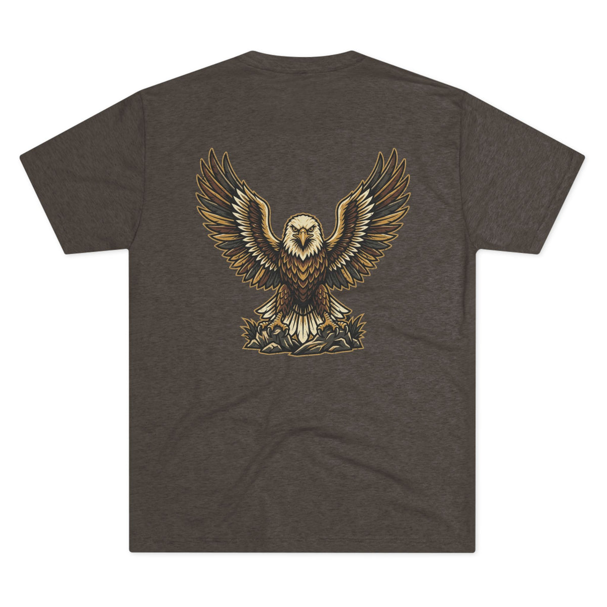 Vintage Eagle Graphic Tee — Bold Flying Eagle Illustration T-Shirt