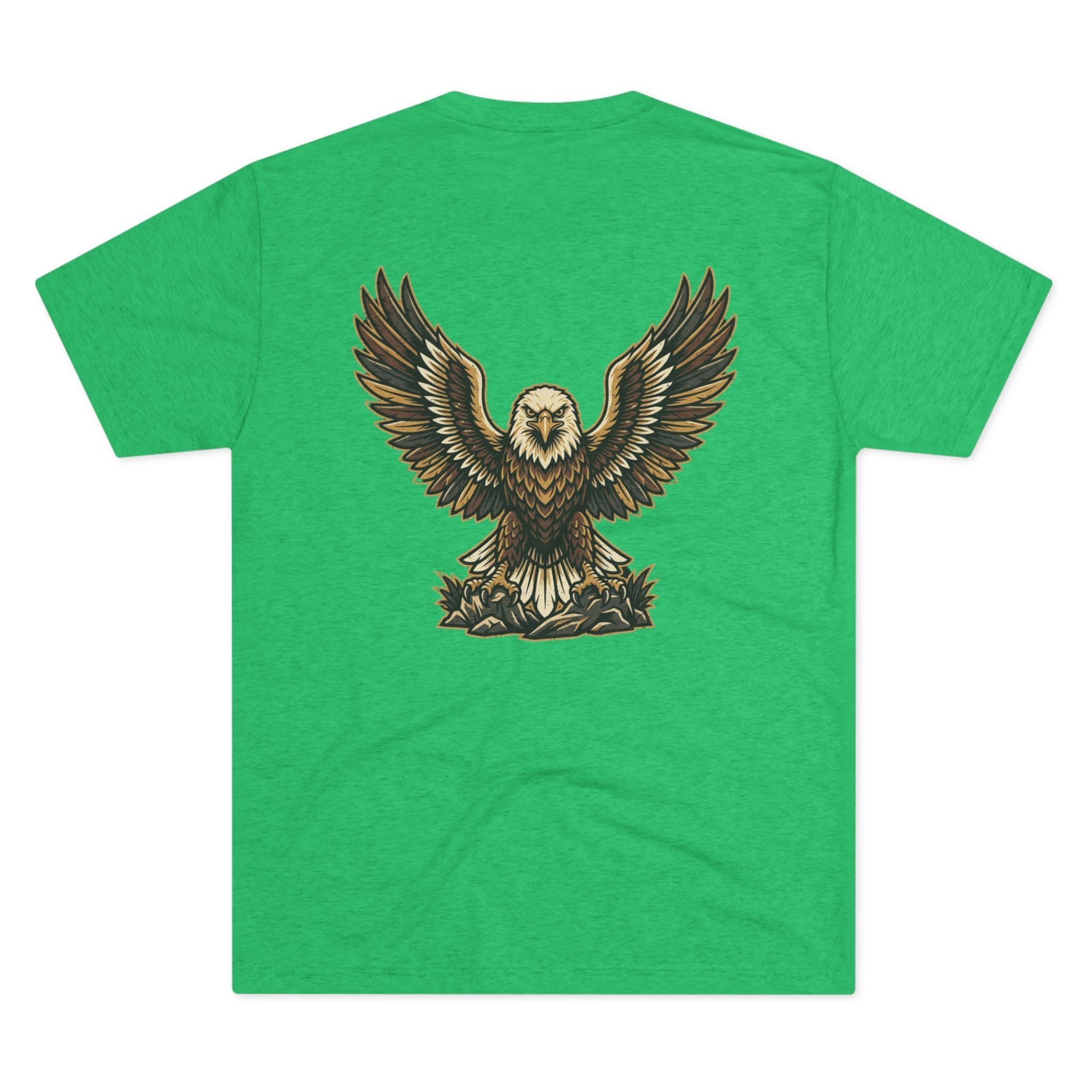 Vintage Eagle Graphic Tee — Bold Flying Eagle Illustration T-Shirt
