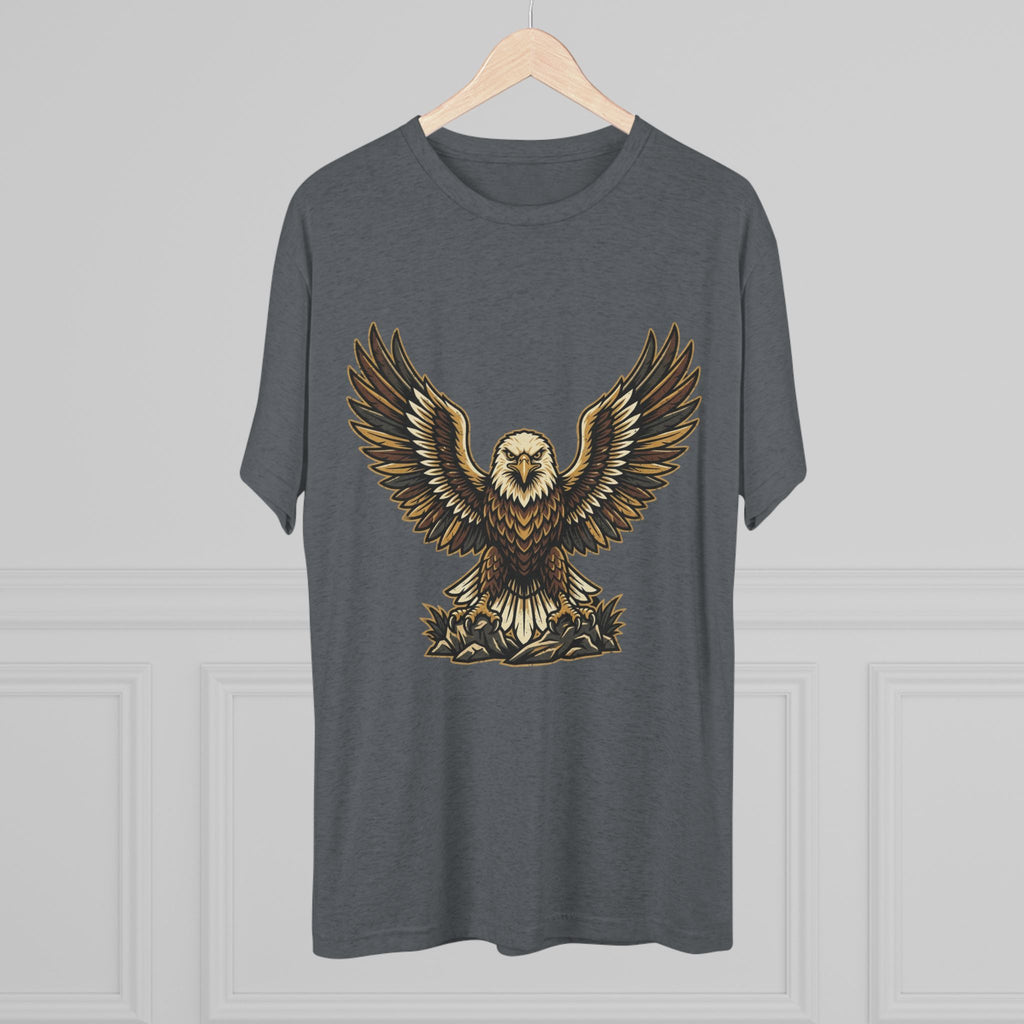 Vintage Eagle Graphic Tee — Bold Flying Eagle Illustration T-Shirt