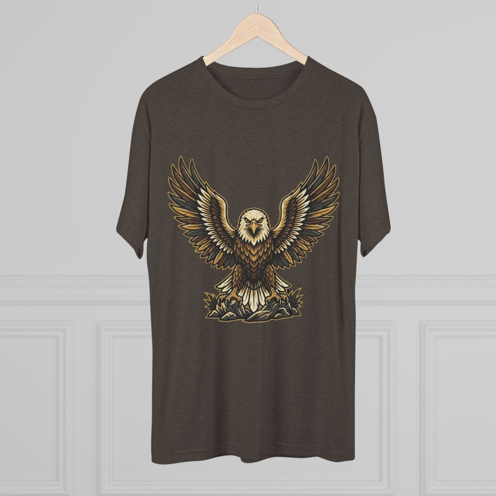 Vintage Eagle Graphic Tee — Bold Flying Eagle Illustration T-Shirt