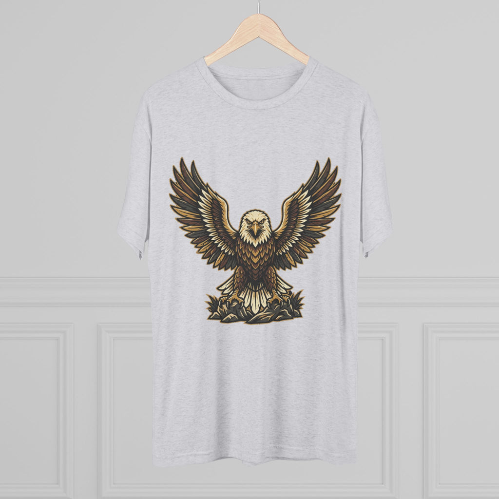 Vintage Eagle Graphic Tee — Bold Flying Eagle Illustration T-Shirt