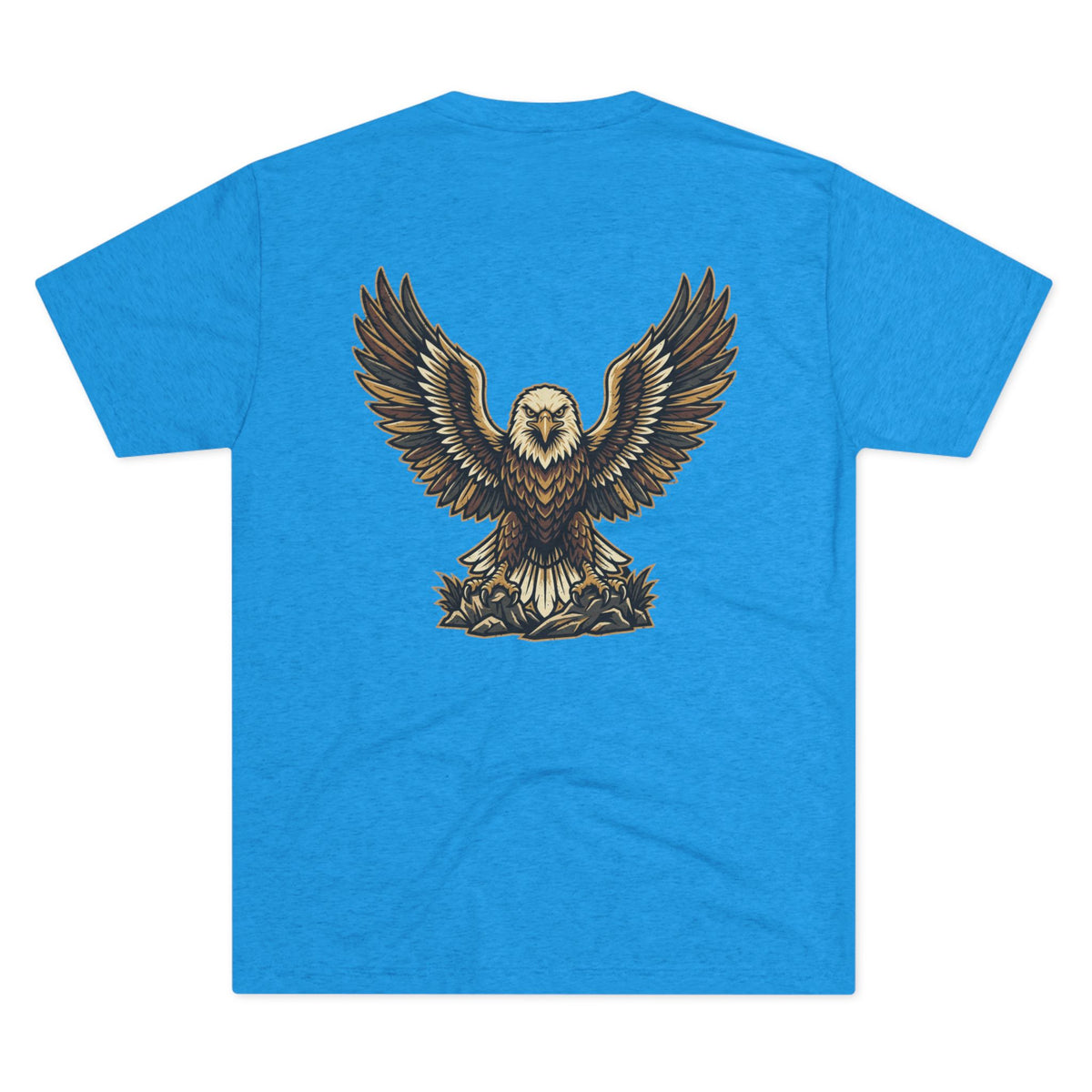 Vintage Eagle Graphic Tee — Bold Flying Eagle Illustration T-Shirt