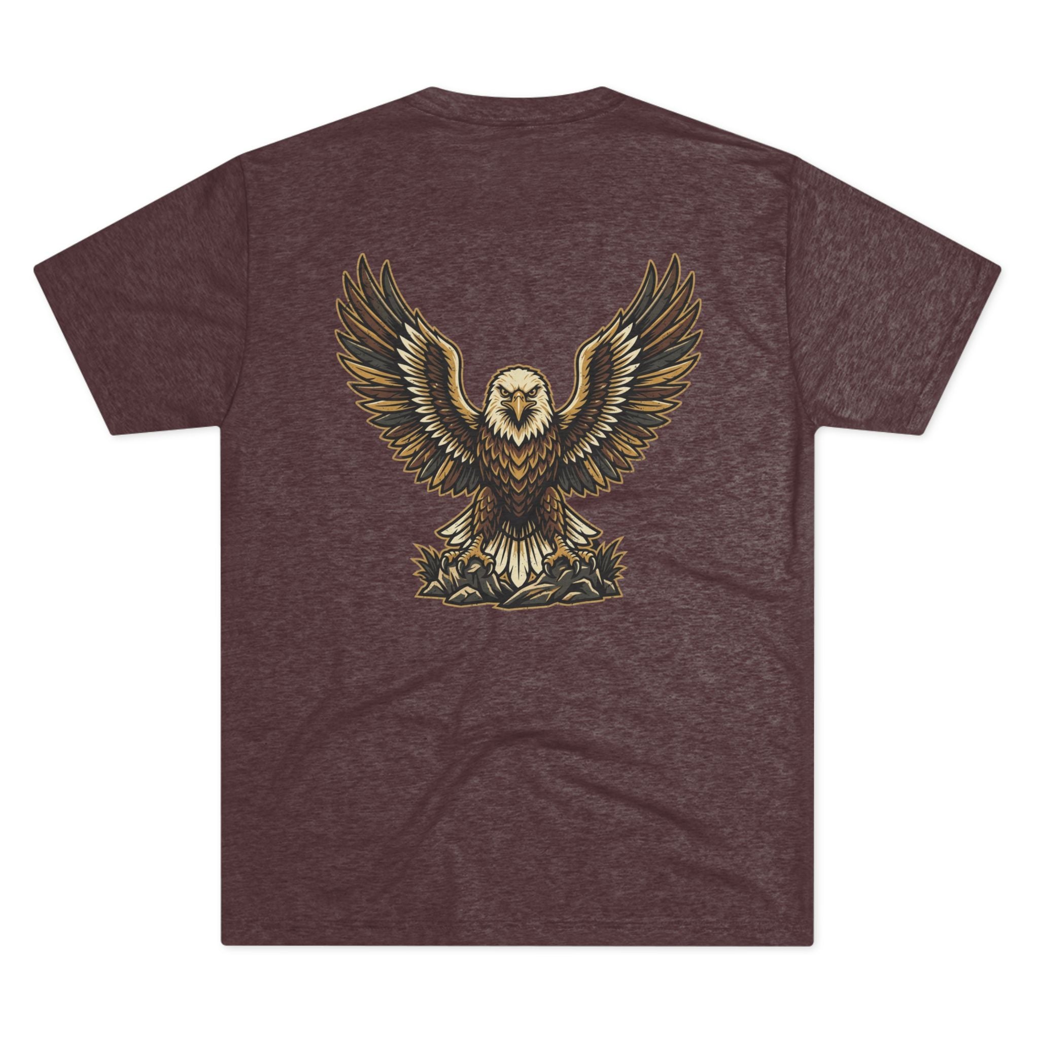 Vintage Eagle Graphic Tee — Bold Flying Eagle Illustration T-Shirt
