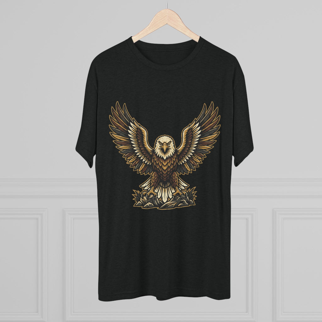 Vintage Eagle Graphic Tee — Bold Flying Eagle Illustration T-Shirt