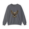 Eagle Graphic Crewneck Sweatshirt — Vintage Bald Eagle Wings Design