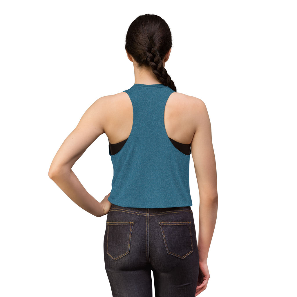 Go Girl Go Crop Top — Motivational Women's Sleeveless Tank
