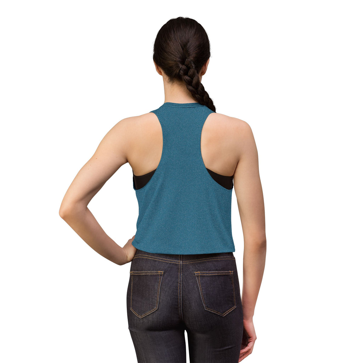 Go Girl Go Crop Top — Motivational Women's Sleeveless Tank