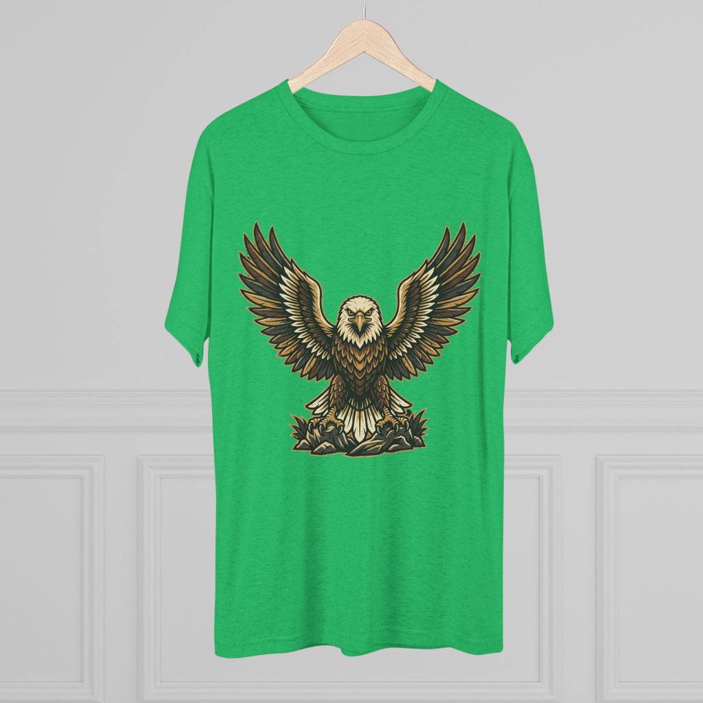 Vintage Eagle Graphic Tee — Bold Flying Eagle Illustration T-Shirt