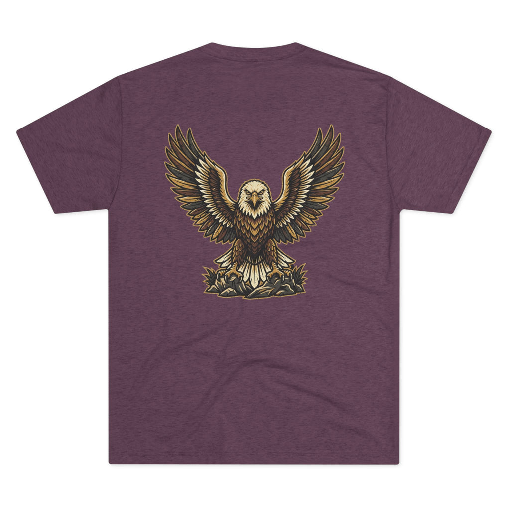 Vintage Eagle Graphic Tee — Bold Flying Eagle Illustration T-Shirt