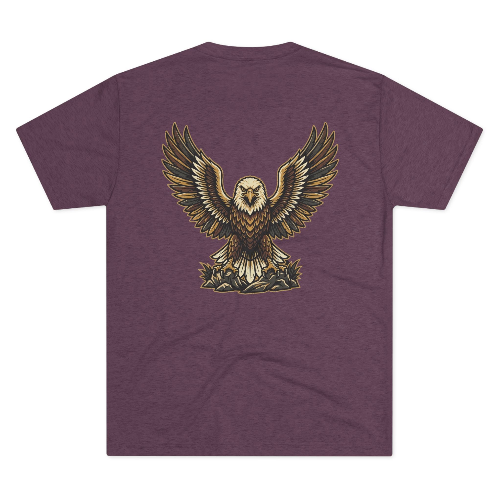 Vintage Eagle Graphic Tee — Bold Flying Eagle Illustration T-Shirt