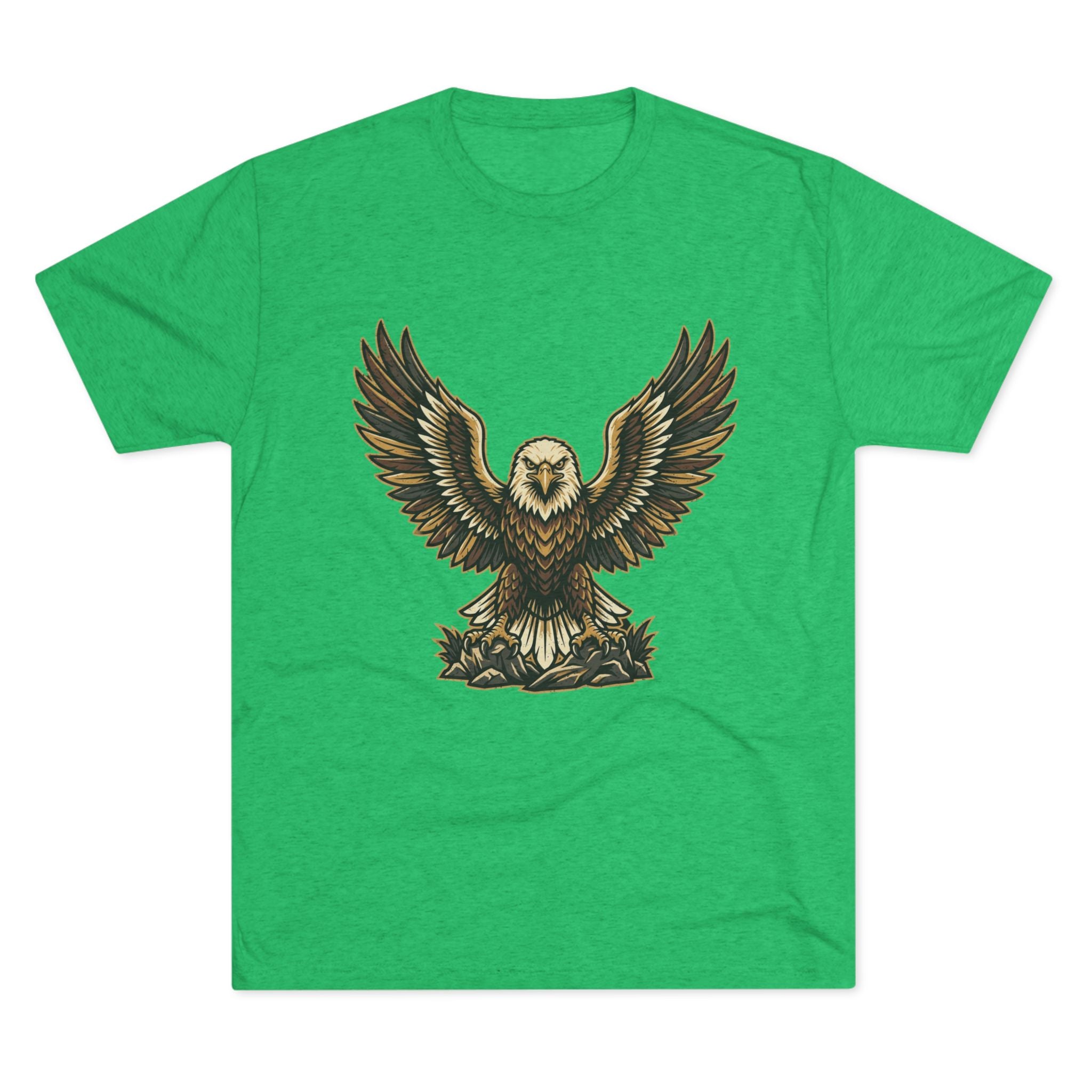 Vintage Eagle Graphic Tee — Bold Flying Eagle Illustration T-Shirt