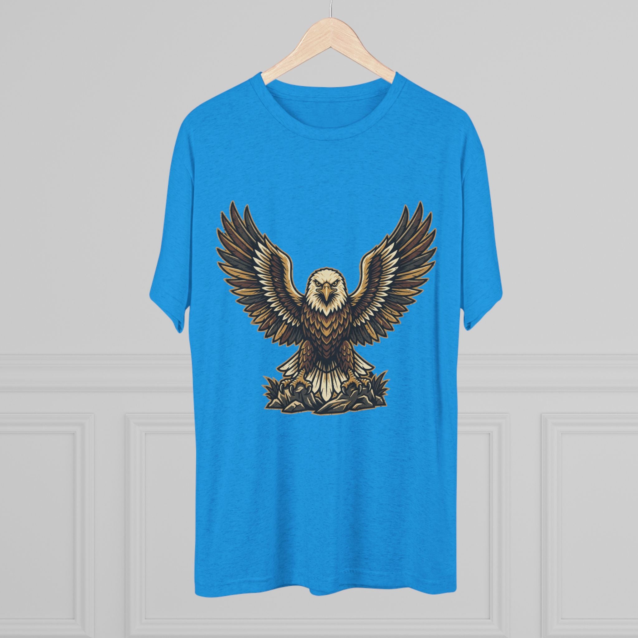 Vintage Eagle Graphic Tee — Bold Flying Eagle Illustration T-Shirt