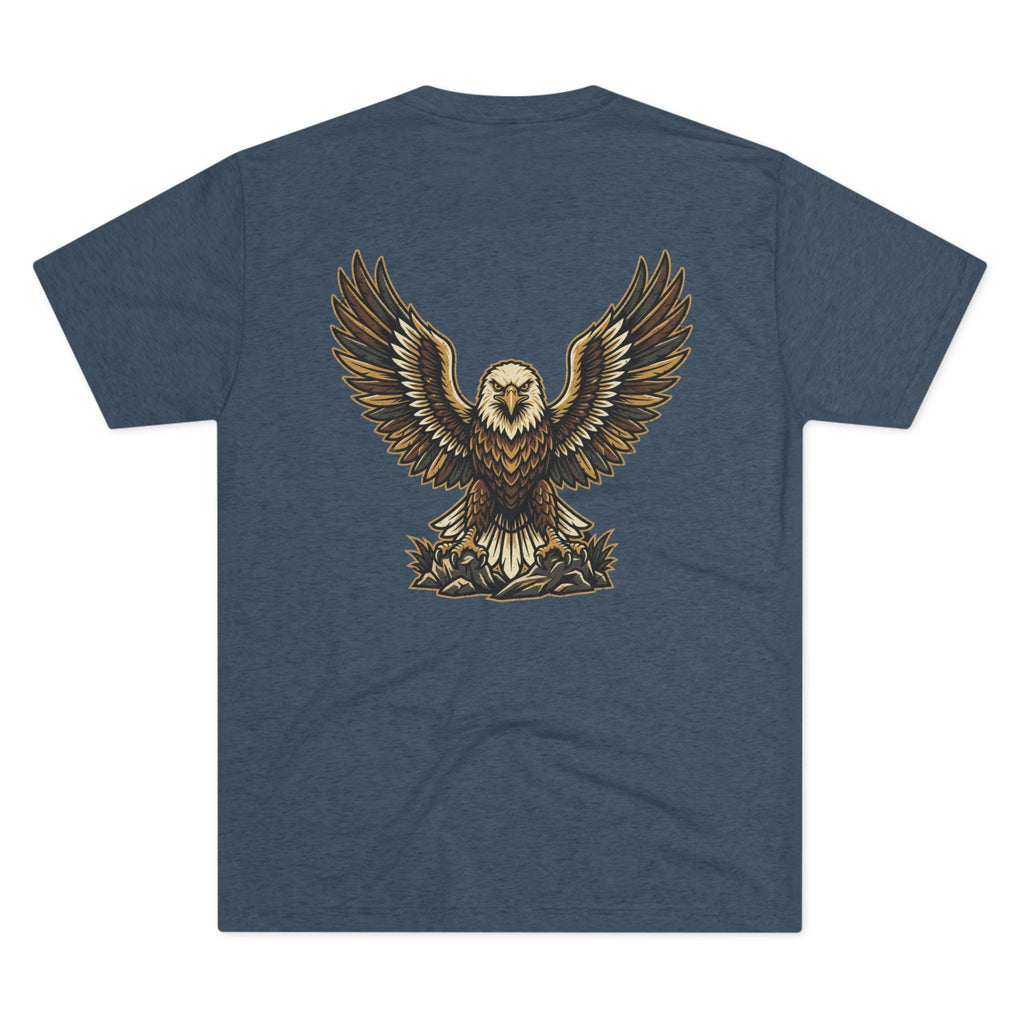 Vintage Eagle Graphic Tee — Bold Flying Eagle Illustration T-Shirt