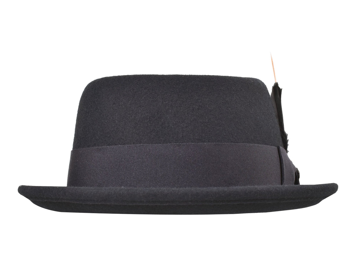Wool Felt Classic Hat Pork Pie Stingy