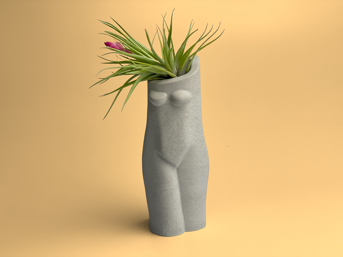 Female Body Vase | AIR PLANT HOLDER